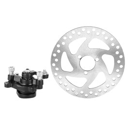 Brake System Pocket Bike, Disc Brake Go-Kart Brake Disc, Mini Scooter Made of Aluminium Alloy, Rear Disc Brake Set Brake Disc + Brake Caliper