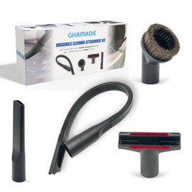 For Miele 35mm Vacuum Attachment Kit for Miele C1 C2 C3 Canister Vacuums – Horsehair Dusting Brush, Crevice Tool, Upholstery Tool, Flexible Hose Extension – Vacuum Cleaning Accessories for Home & Car