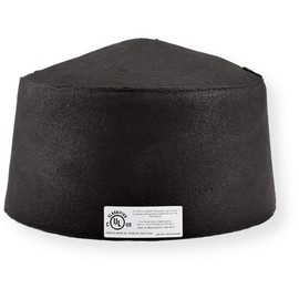 Tenmat FF109-300 One Hour UL Fire Rated Recessed Light Cover, Black; for Solid Wood Joists, Open-Web Wood Trusses or I-Shaped Wood Joists On Max 16" On Center