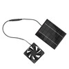 Solar Panel Fan Exhaust Air Ventilation Heat Dissipation Tool for