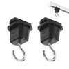 Pispoer Duct Rail Hanging Hooks, Lighting Fixture Wiring, Shop Line,