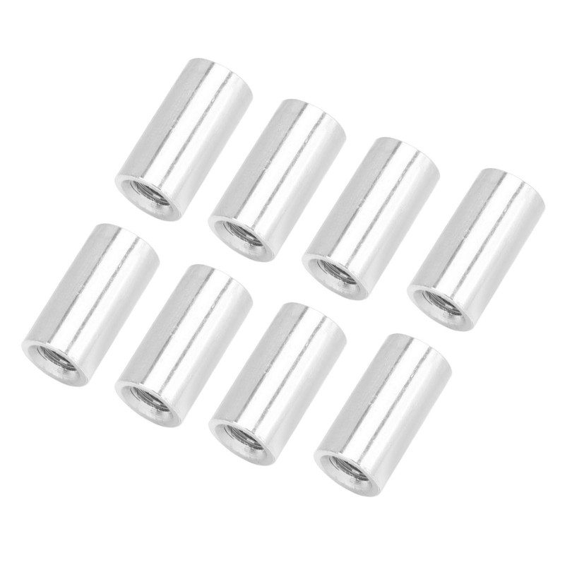 20PCS Round Coupling Nut Kit M6 X 1.0 10 L20mm