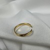Plain Gold Dipped Sterling Silver Toe Ring