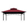 SCOCANOPY Upgraded Fabric Replacement Canopy Grill BBQ Gazebo Roof Top