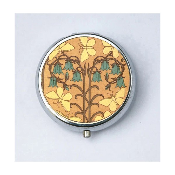 Does not apply Art Nouveau Bell Flower and Butterflies Floral
