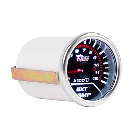 Mintice™ Car Motor Universal Smoke Tint Len 2" 52mm Egt Exhaust Gas Temperature Indicator Gauge Meter