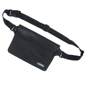 Lomo Wallaby Schwimmtasche - Dry Bag Hüfttasche, Schwarz
