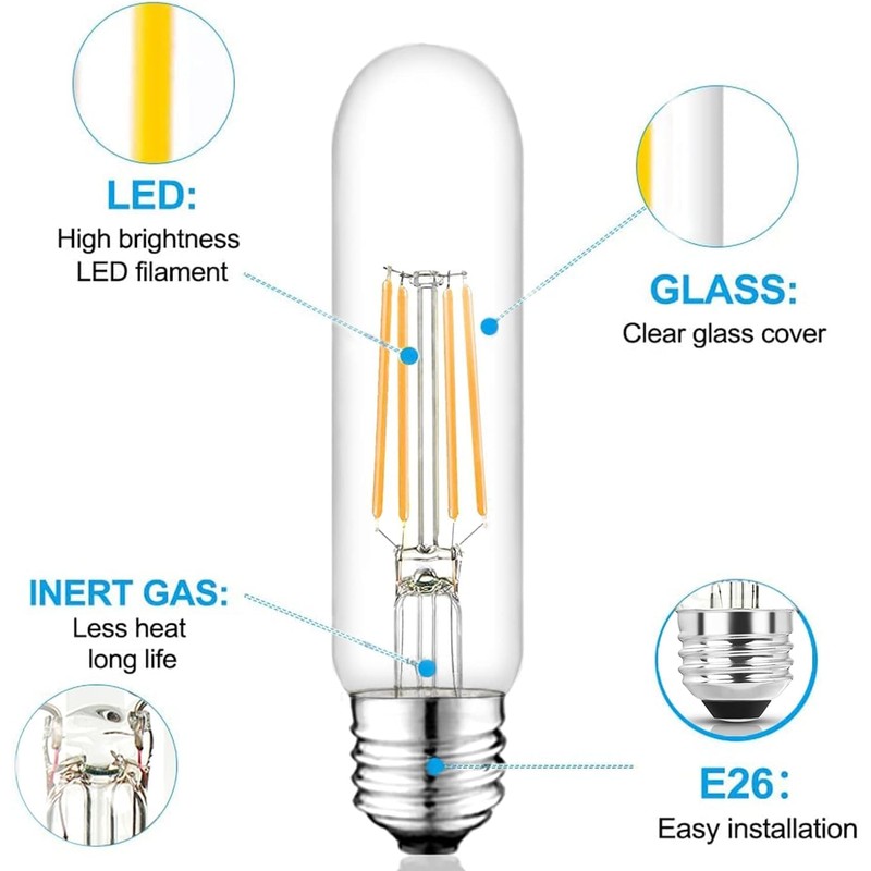 NOVELUX 5 Inch E26 Led Bulb Equal 80 Watt, 4000k