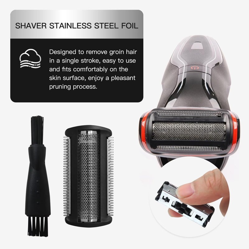 2025 Upgrade 2x Replacement Foil Blade Compatible for MAN-SCAPED The