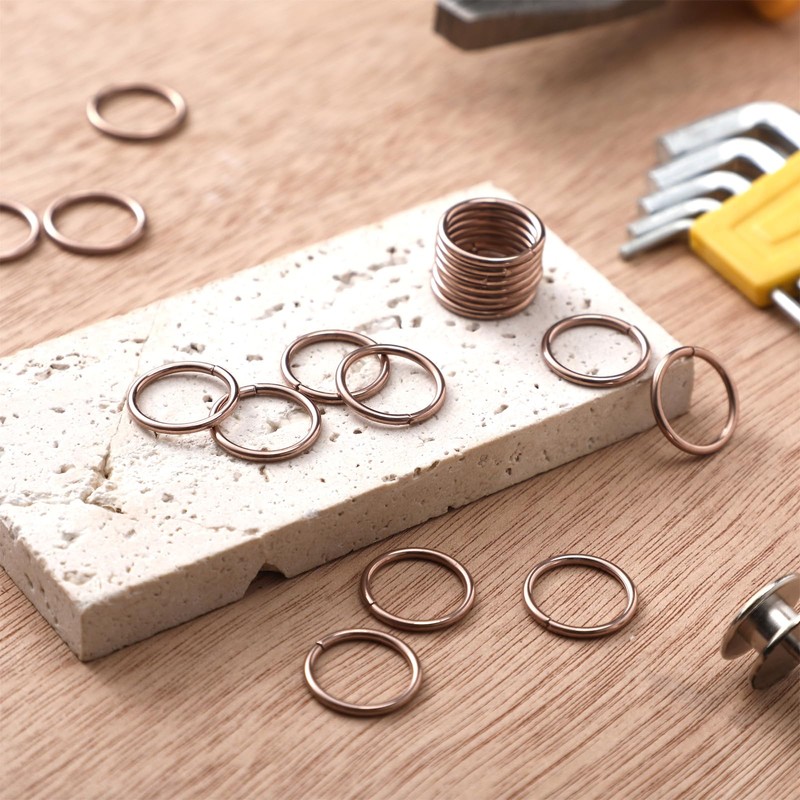 Yaocom 30 Pcs 15% Silver Brazing Joint Solder Ring Silfos