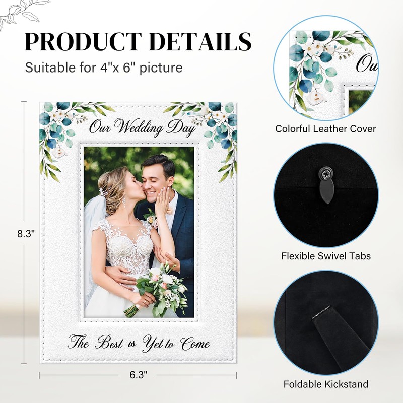 Wedding Gifts for Couples 2026 - Boho Floral Wedding Picture