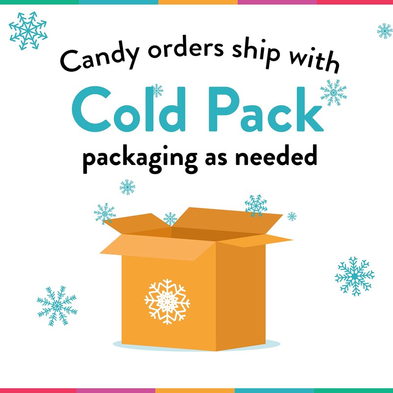 Christmas Candy Chocolate Mix with Exclusive Holiday Stickers by Just