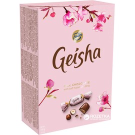 Fazer Geisha Milk with soft hazelnut filling Chocolate 4 Boxes of 150g