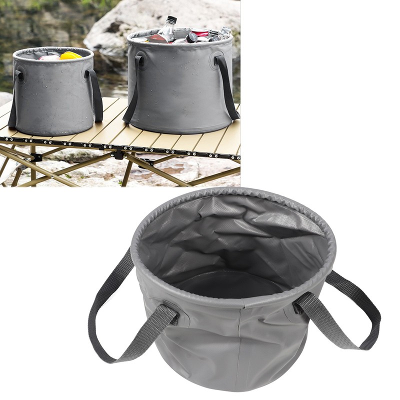 Collapsible Bucket Thickened Large Capacity Portable Folding Water Container with