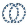 2Pcs RGB LED Ring 16 Bit Intelligent Full Color Highlight
