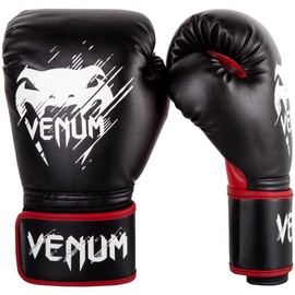 Venum Contender Kids Guantes de Boxeo, Negro/Rojo, 236,59ml