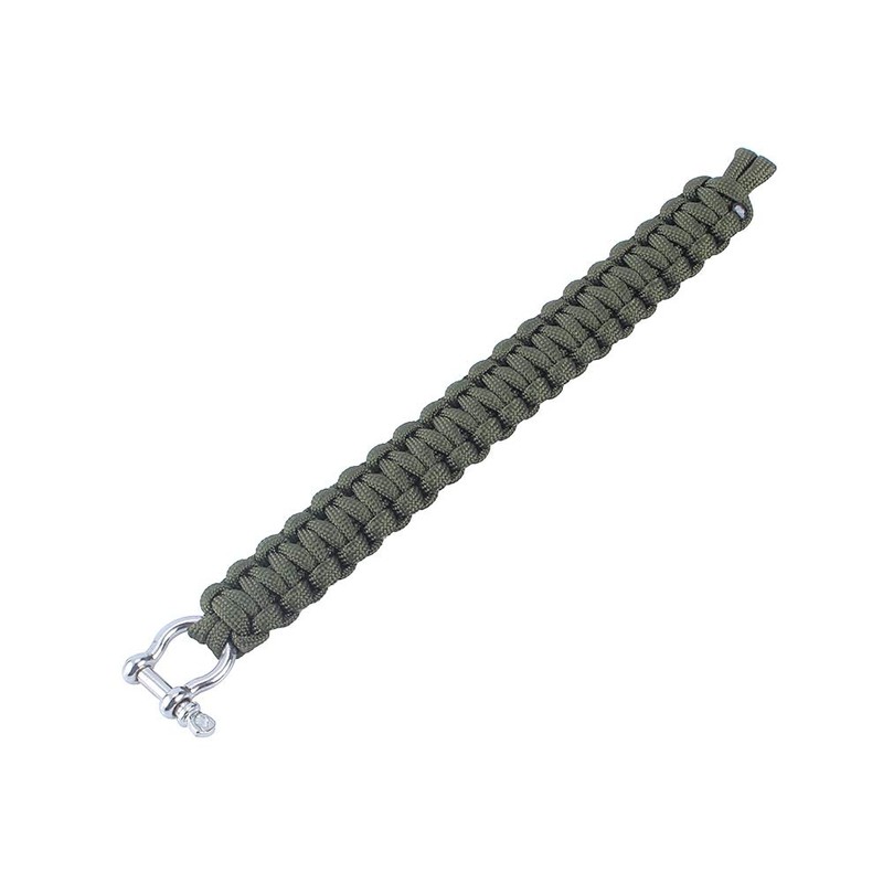 EVTSCAN 550 Paracord Woven Survival Bracelet Stainless Steel Buckle Kit