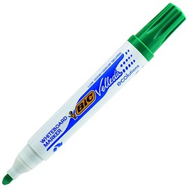 BIC Marcador de pizarra blanca con punta de cincel, color verde