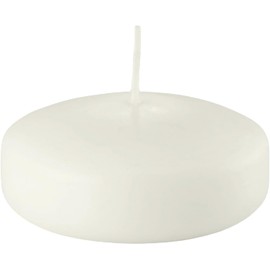 D'light Online Floating Candles Bulk Pack for Events, Weddings, Spa, Home Decor, Special Occasions and Holiday Decorations (Large - 3" (Set of 12), Pale Ivory)