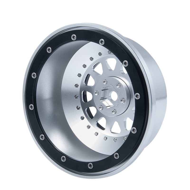 CNC Beadlock Wheel Rims Wheel Hubs for 1:10 Losi Baja