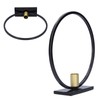 Simple Round Candle Holder Wrought Iron Home Candlestick for Dinner