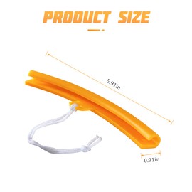 AICEL Car Tire Changing Rim Protector, 5 Pcs Wheel Changing Rim Savers, 15cm Auto Tire Changer Guard Edge Saver Tool, Fixing Tyre Rim Protective Cover, Car Accessories for Motorcycle, SUV (Orange)