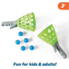 Kidoozie Snap 'N Catch Set - Launch, Catch & Develop Motor Skills - The Perfect Outdoor Activity for Ages 3+