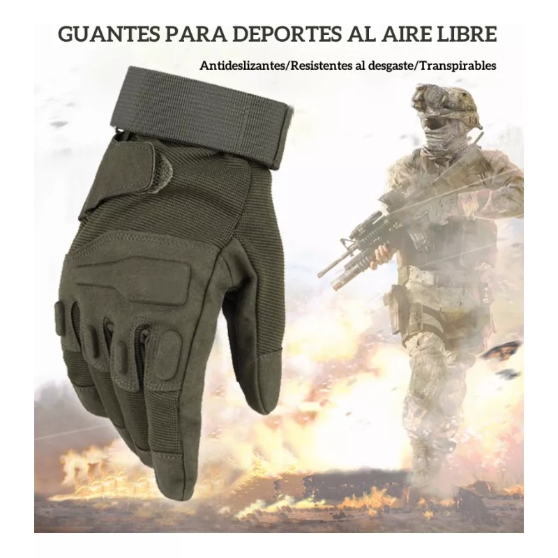 CACTUS MX Guantes Tácticos Militares Completos Deporte De Dedo Complet
