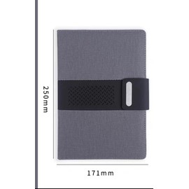 CMY Executive Classic Leather A5 Notebook with Pen Vintage Travel Notebook and Pen Journal Diary Business Daily Ideas Notepad Christmas Birthday Gift Set for Girls Women Mum Dad (GREY)