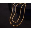 Aplstar Solid Gold Curb Chain Necklace 2mm thick 18ct Real