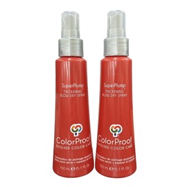 ColorProof Super Plum Thickening Blow Dry Spray 5.1 oz. Pack of 2.