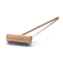 Melody Jane Dollhouse Miniature 1:12 Shop Kitchen Cleaning Accessory Push Broom Brush