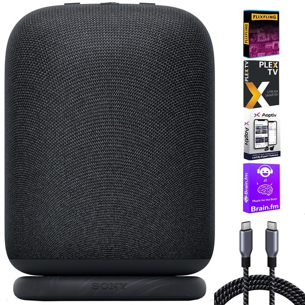 Sony SRSLS1/B LinkBuds Portable Wireless Speaker | Black Bundle with