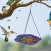 Sarini Hanging Bird Bath, Waterproof Birdfeeder, Outdoor Bird Feeder, Hanging
