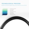 OFFO Shower Hose 2.5m,Stainless Steel Replacement High Pressure Extra Long