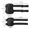 Rodilleras Y Coderas Tcticas Set4 Pz,militares Moto Airsoft
