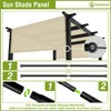 FLORALEAF 8'×12' Pergola Shade Cover Universal Replacement Canopy for Outdoor