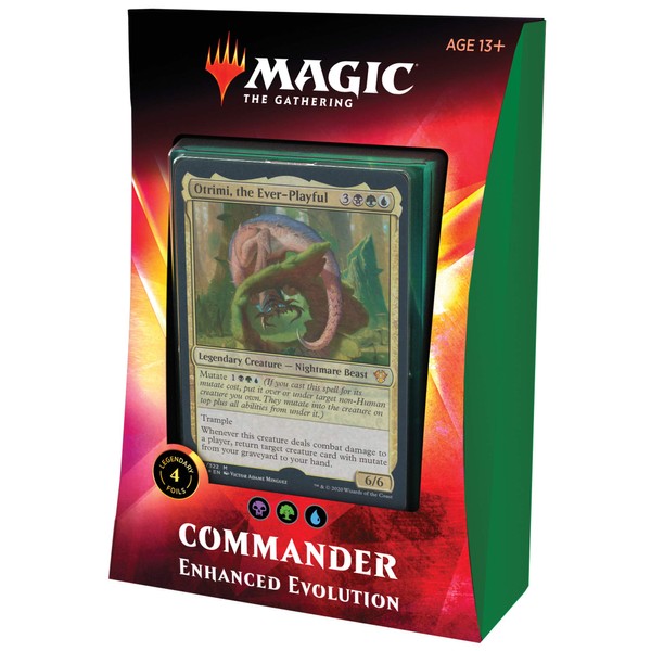 Magic: The Gathering Enhanced Evolution Ikoria Commander Deck | 100 Card Deck | 4 Foil Legendary Creatures