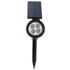 Solar Spotlight Waterproof 4LED Lawn Lights Landscape Lighting for Outdoor