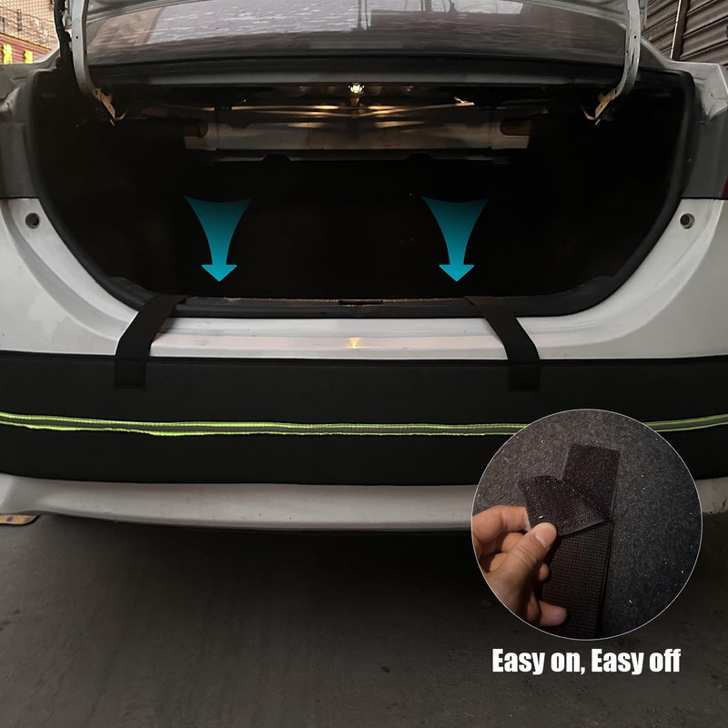 Rear Bumper Guards for Cars, Car Bumper Protector with Long