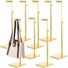 Hicarer 8 Pcs Gold Purse Display Stands Stainless Steel Purse
