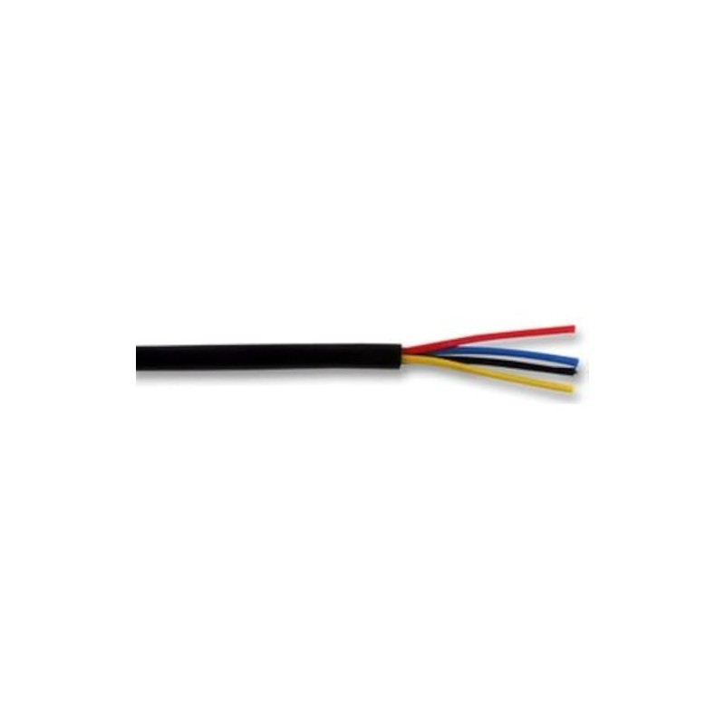 Cable-Core Alarm Cable Black 4 Core Burglar Security System Wire