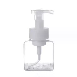 사각 투명 거품 공병 용기 250ml 450ml Square Transparent Foam Bottle Container 250ml 450ml