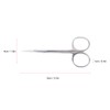 Professional Precise Pointed Tip Cuticle Scissors Stainless Steel Curved Blade