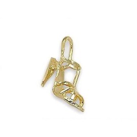 FindingKing 14K Gold SMALL HIGH HEEL SHOE