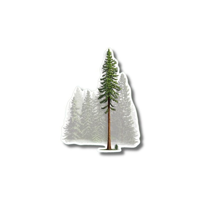 Earth Sky + Water - Coastal Redwood - 3.5_ Sticker