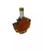 New Empty Maple Syrup Leaf Shaped 12 pc Embossed Glass