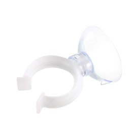 sourcing map Aquarium Suction Cup Clips Airline Tube Holders Clamps for Fish Tank Clear 19mm 6Pcs