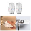 2 Pcs Thermostatic Radiator Heads Automatical Temperature Control Heads Anti
