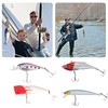 120 PCS Fishing Lures Set Mixed with Tackle Box, Including